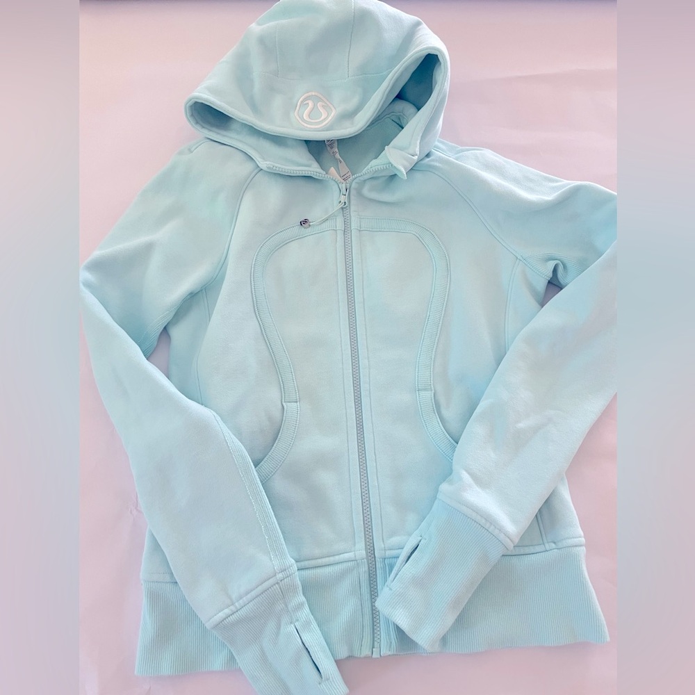 Lululemon Scuba Zip Up Hoodie - Mint